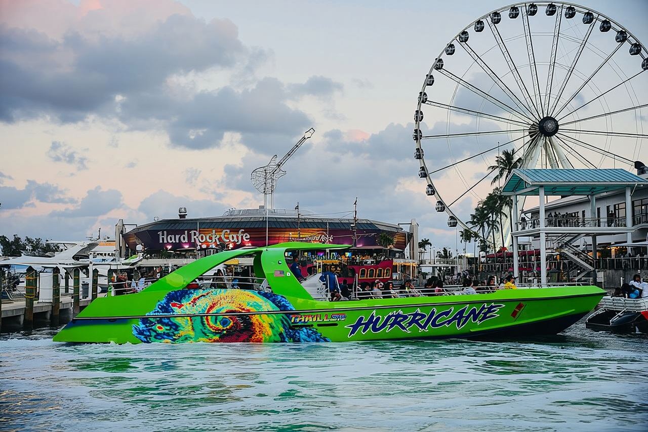 Speedboot-Sightseeing-Abenteuer in Miami