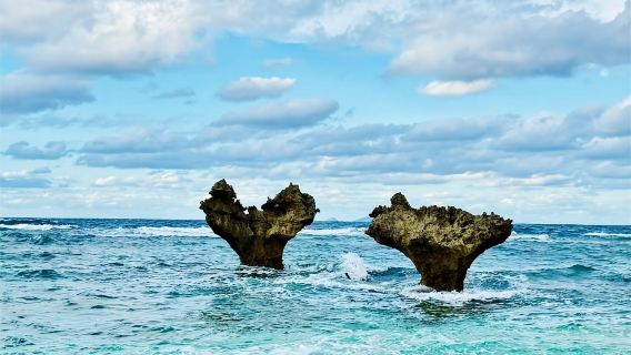 沖繩萬座毛+古宇利島+沖繩美麗海水族館一日遊【北部經典遊】