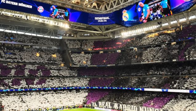 Real Madrid Football Game at Santiago Bernabeu - Ticket