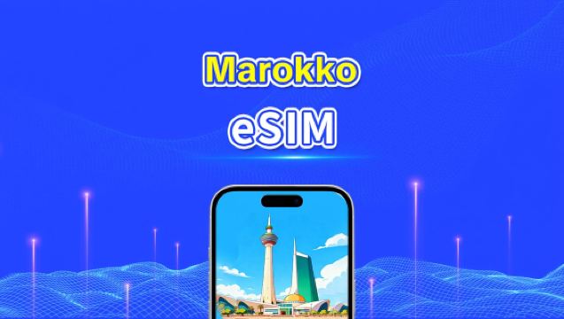 Marokon eSIM | 4G | päivittäiset datapaketit | 1–30 päivää | 24 tunnin laskutus | QR-koodi
