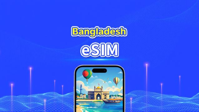 Bangladesz eSIM | 4G | Szybki internet | 24 godziny | Wybór dni 1-30 | Kod QR