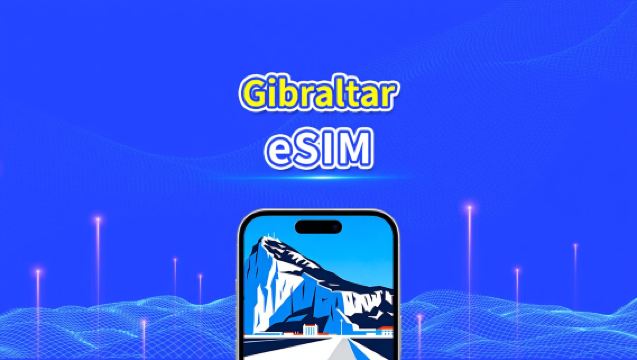 Gibraltar 4G eSIM| Tägliches/Gesamt-Datenpaket | 1–30 Tage | 24-Stunden-Abrechnung | QR-Code