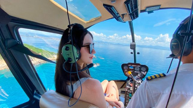 【珠海日月貝直升機體驗】廣東珠海直升機觀光基地/多航線可選（高空俯瞰日月貝/野狸島公園）