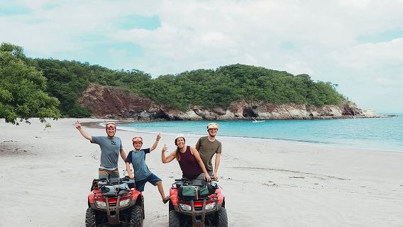 Tour di 3 ore in ATV su spiagge appartate da Tamarindo, Flamingo, Conchal e Grande
