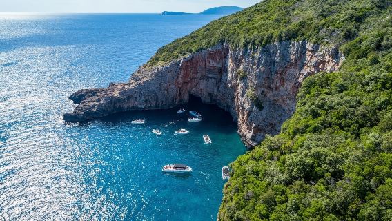 Blue Cave and Lady of the Rocks 3 Hour Tour