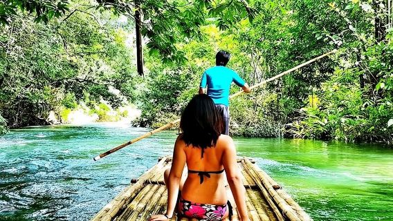 Bamboo Rafting with Elephant Bathing, Turtle Center, Monkey Cave (Optional ATV) From Phuket