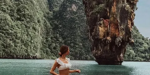 占士邦島:大型遊船之旅及獨木舟體驗