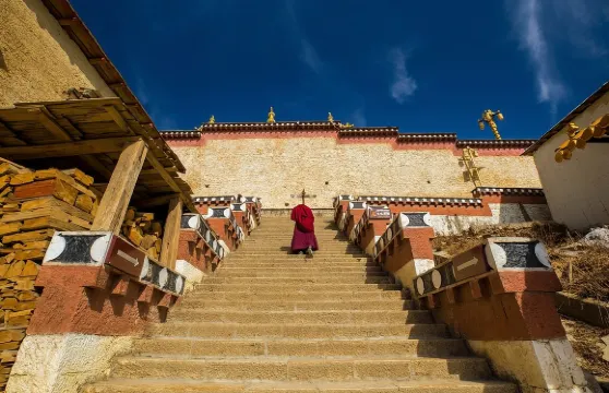 虎跳峽+香格里拉一日遊【經幡+不推騎馬+環納帕海+回程高速】