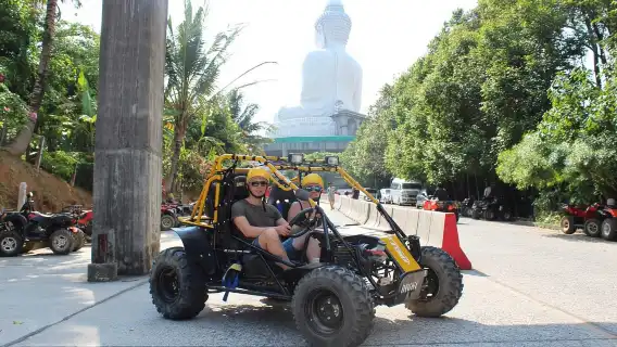 普吉島山頂大佛越野四驅車ATV 全地形越野車 大象營地【椰皮旅行】