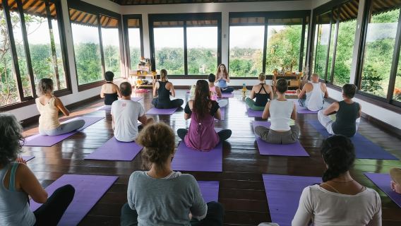 Bali : excursion d'une journée complète « Mange, prie, aime » avec rizières en terrasses et yoga