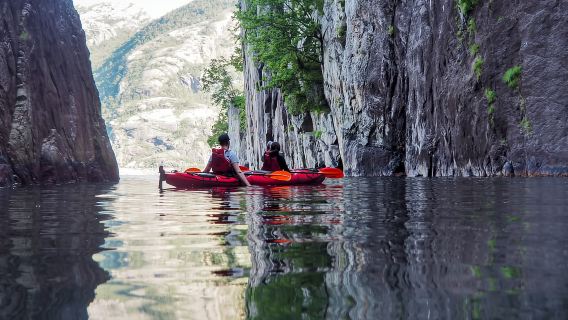 Stavanger: Chèo thuyền kayak có hướng dẫn ở Lysejord