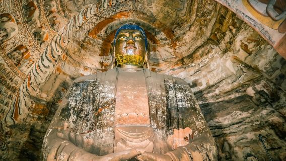 【6人私人導覽·賞秋輕徒步】大同雲岡石窟+摩天嶺古長城遺跡1日遊