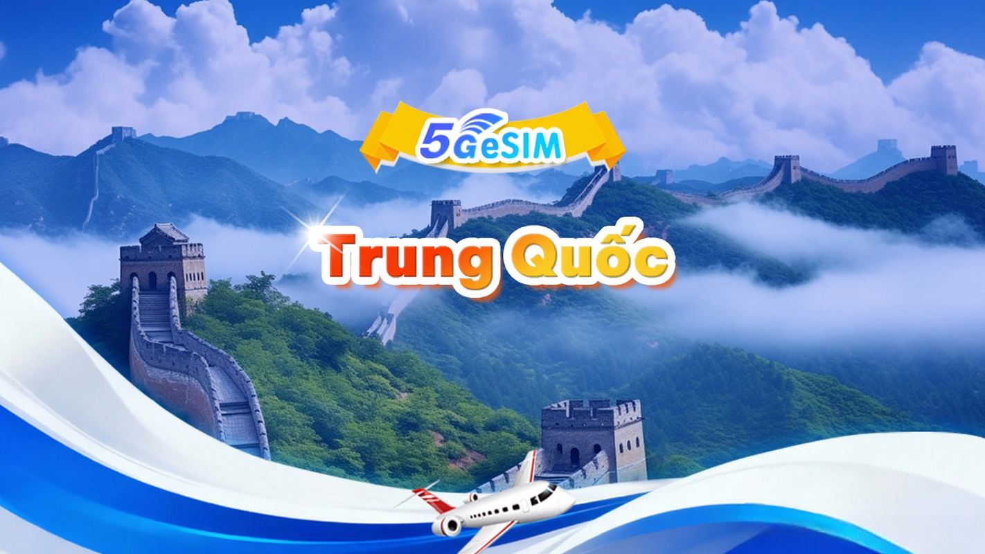 eSIM 5G/4G Trung Quốc đại lục | Gói dữ liệu hàng ngày/Tổng dung lượng | 500MB/ngày - Tổng dung lượng 30GB | 1-30 ngày | Thanh toán trong 24 giờ | QR code