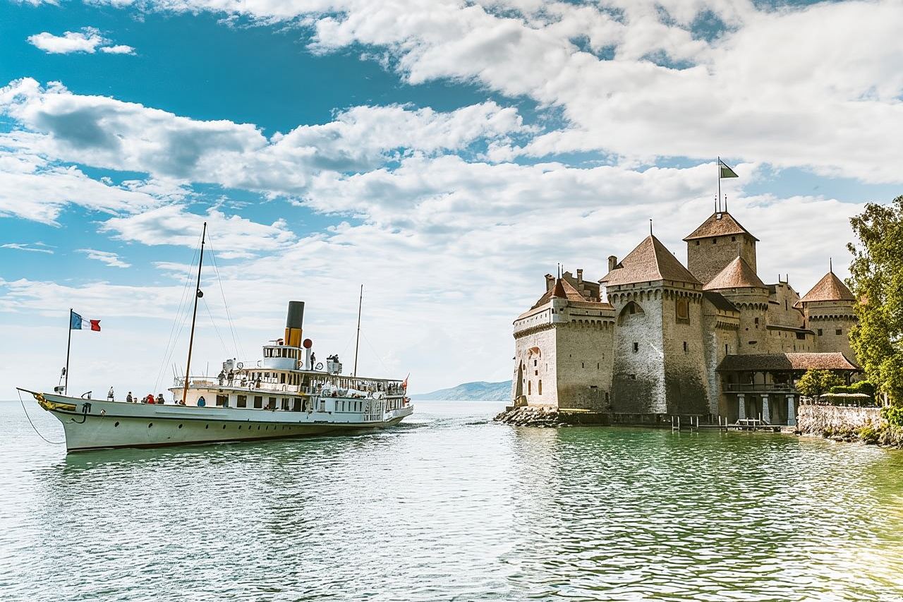 Switzerland Chillon Castle + Chaplin's World + Montreux Day Tour|Includes admission ticket|Optional Steam Cruise