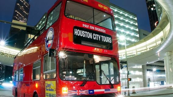 Houston: City Bus Tour + Downtown Aquarium Entry Ticket