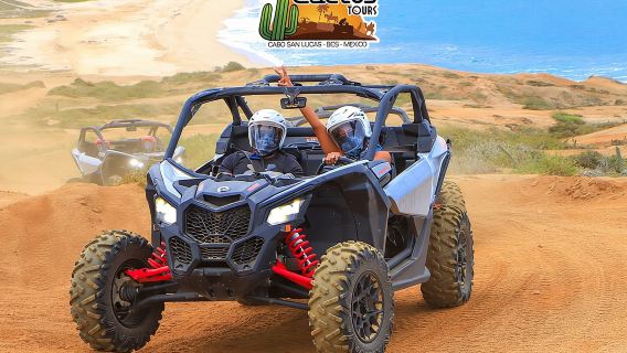 ทัวร์ชายหาดและทะเลทรายระดับพรีเมียม X3 UTV ใน Cabo โดย Cactus Tours Park