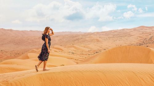 Private Morning Red Dune Safari with Camel Ride & Sandboarding 1