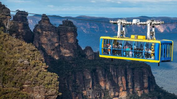 Excursión de un día al Parque Nacional Montañas Azules de Sídney [Recogida a domicilio/incluye 3 tipos de billetes de teleférico/servicio en chino]