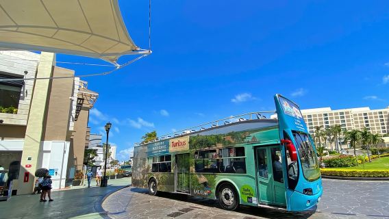 Cancún: Tour xe buýt Hop-on Hop-off kèm chuyến đi tàu ngầm