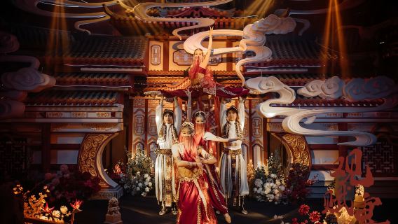 Qingdao Imperial Banquet • Immersive Tang Dynasty Palace Feast (Experience the grandeur of Tang Dynasty etiquette + savor imperial delicacies + optional Hanfu dress-up experience + audio-visual extravaganza)