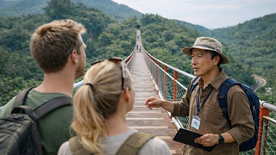 Private DMZ Tour (No Shopping): 3rd Tunnel & Suspension Bridge