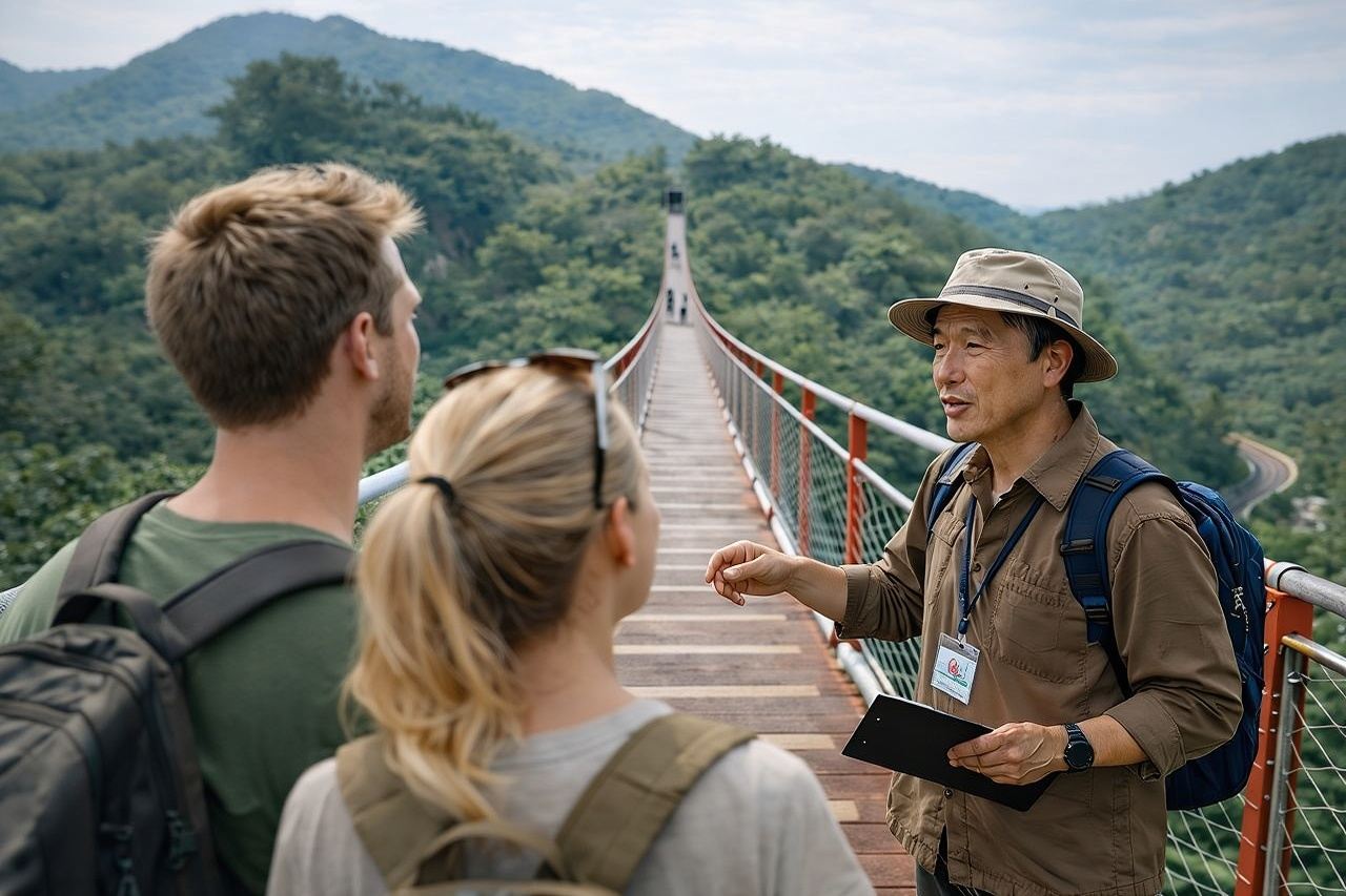 Индивидуальная экскурсия по демилитаризованной зоне (без шоппинга): 3-й тоннель и подвесной мост.