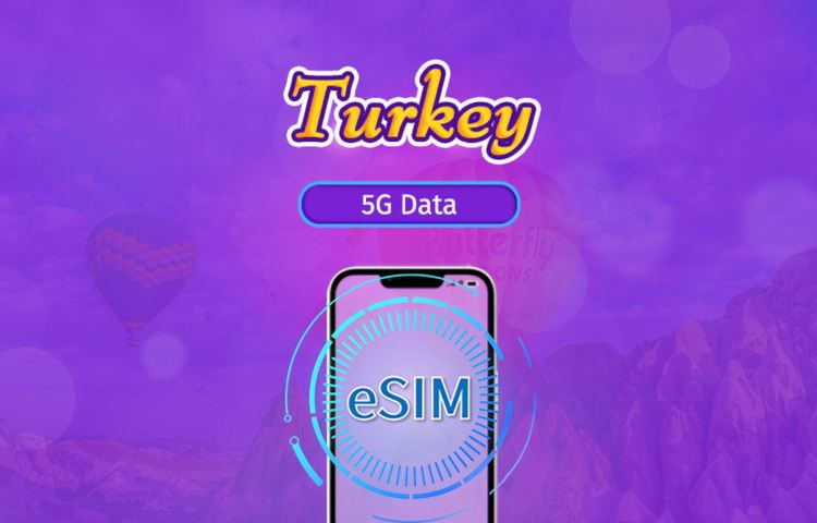 Turkey 5G eSIM | Supports Google Maps / TikTok / ChatGPT | Daily/Total Plans | Billed by UTC+0 Calendar Day | QR Code