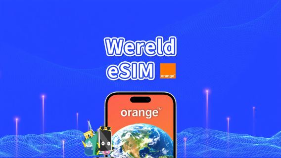 Orange World eSIM | 4G/LTE | Totaal van 1GB-20GB voor 30 dagen | 24-uurs facturering | QR Code