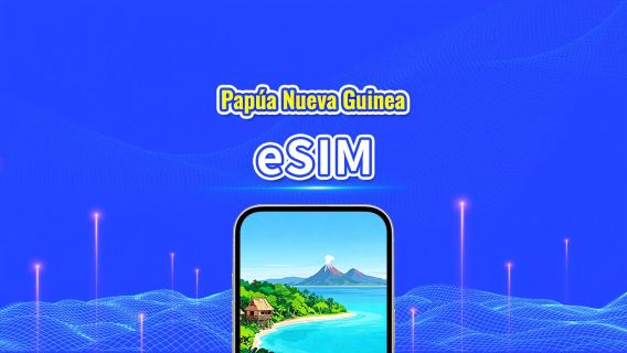 Papúa Nueva Guinea | eSIM | 4G | Paquete diario/de datos | Facturación por 24 horas | 7-30 días | Código QR
