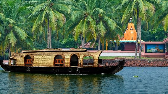 Kochi Private Tour: Kerala Backwater Houseboat Day Cruise in Aleppey