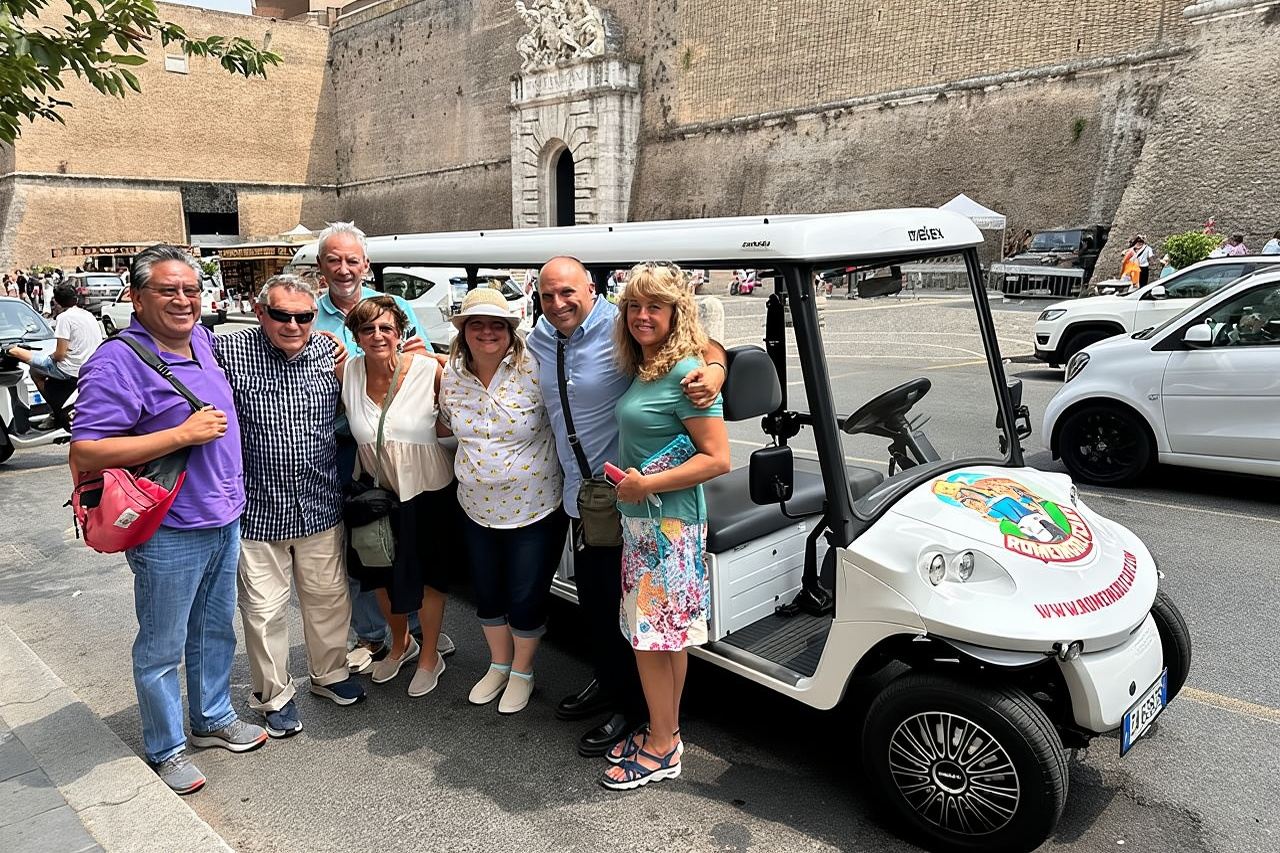 Rome: Private/Group 4 Hours Golf Cart SightseeingTour