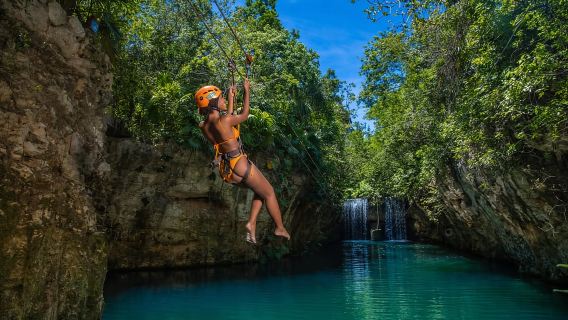 리비에라 마야 출발: Xplor Park 입장권, 하루 종일