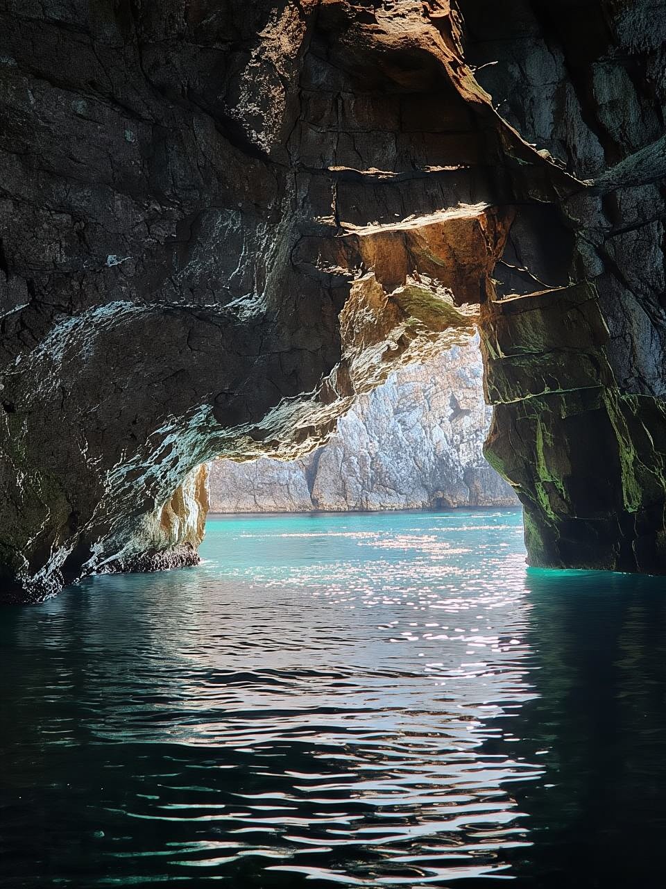 Azure Wonders: Kotor's Blue Cave Expedition