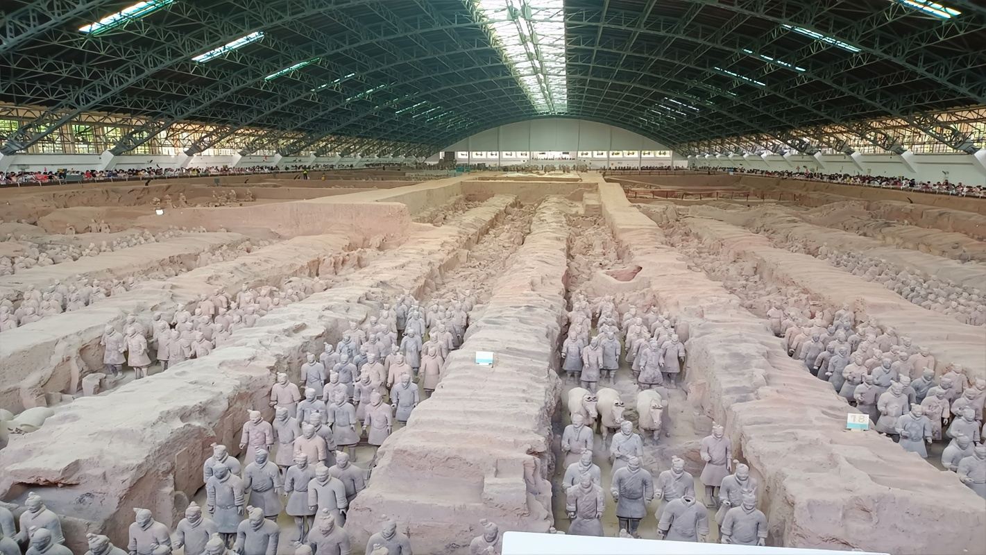 Toegangsticket voor het Terracottaleger Museum in Xi'an + uitleg door gids ter plaatse in een kleine groep [inclusief toegangsticket | kleine groep van 2-12 personen | keuze uit tijdslot | optionele Engelse versie | uitleg door ervaren gids