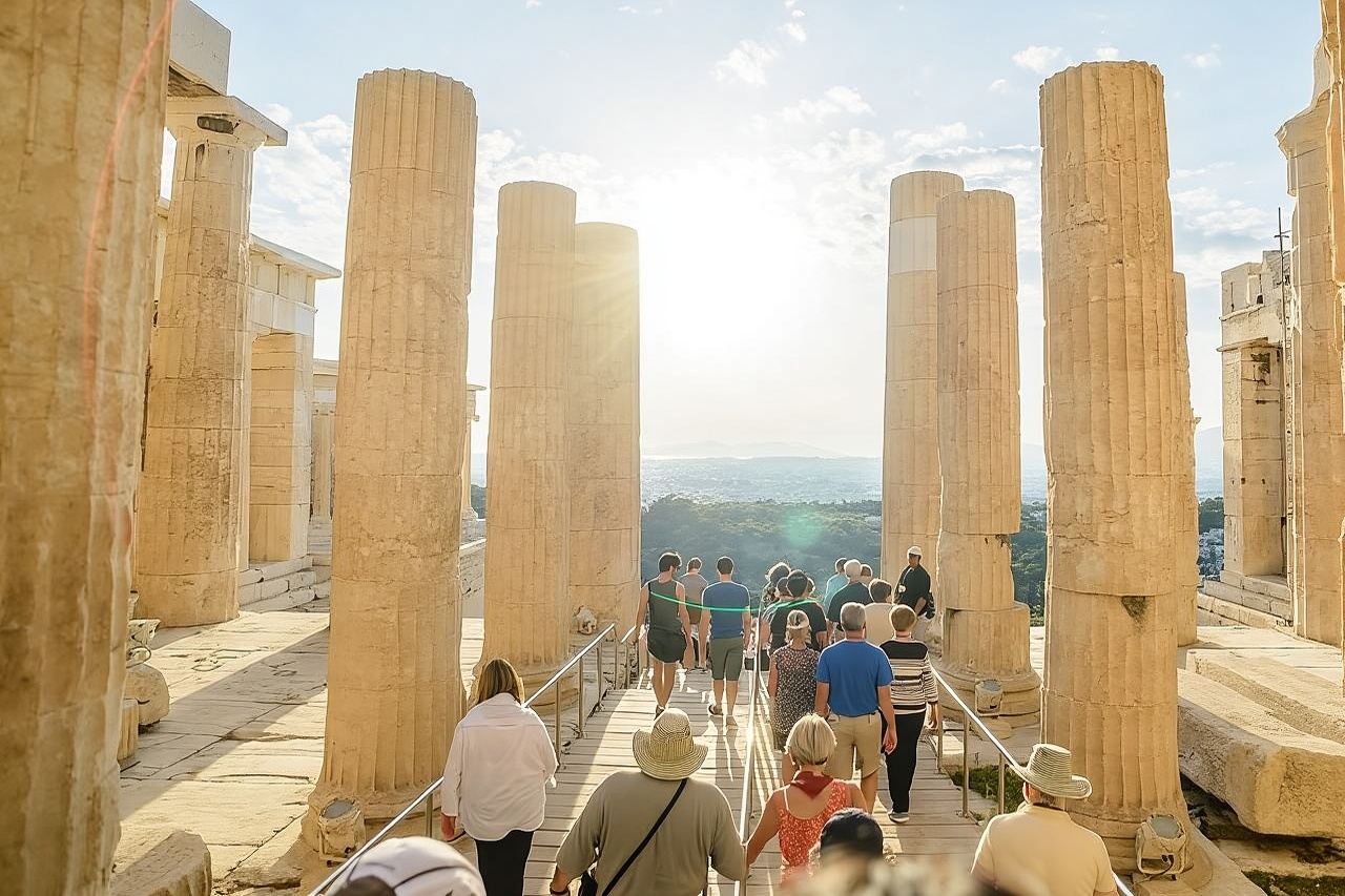Acropolis monuments & Parthenon Walking Tour with Optional Acropolis Museum
