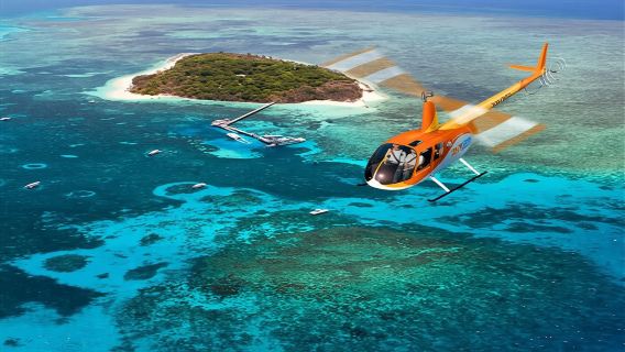 Tour in elicottero della Grande Barriera Corallina o della foresta pluviale a Cairns, Australia (opzioni di durata da 20 a 60 minuti + esplorazione della barriera interna o tour della barriera corallina a scelta)