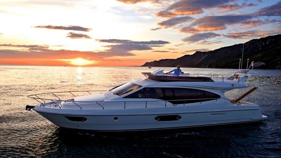 【珠海遊艇租賃】珠海法拉帝50豪華遊艇英尺包船出海~可享受海釣登島海鮮之旅~支持多島登島過夜