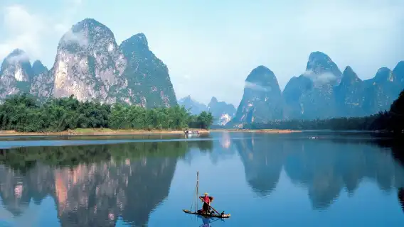 漓江四星遊船+漓江竹筏遊+漓江岸邊觀光車一日遊【純玩不趕早】