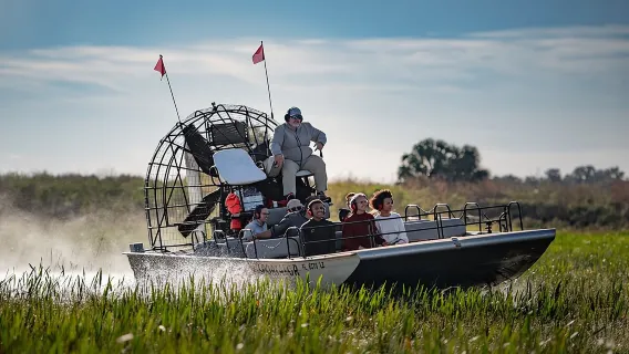 30-Minute Airboat Ride, Lunch, Gem Mining and Park Admission 