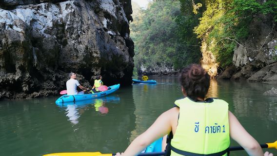 Half-day sea kayaking adventure in Ao Thalane from Krabi