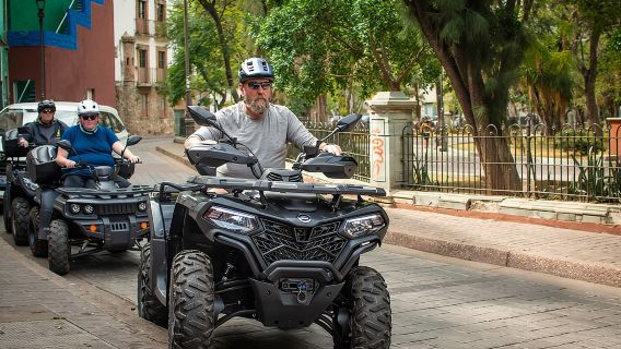 Quad attraverso la città di Guanajuato