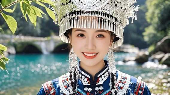 (上門接)荔波小七孔設施+千戶苗寨【過夜遊】贈隔天回程跟車