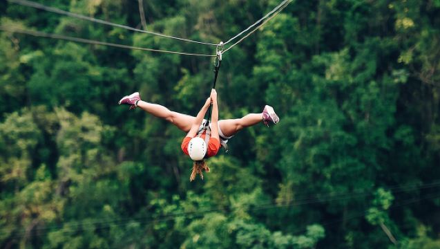 Avventura in Zip Line o Zipline (Canopy) a Punta Cana