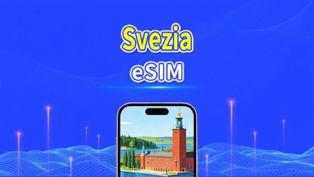eSIM svedese | 5G/4G | Dati ad alta velocità | Servizio 24 ore su 24 | Disponibile da 1 a 30 giorni | Codice QR