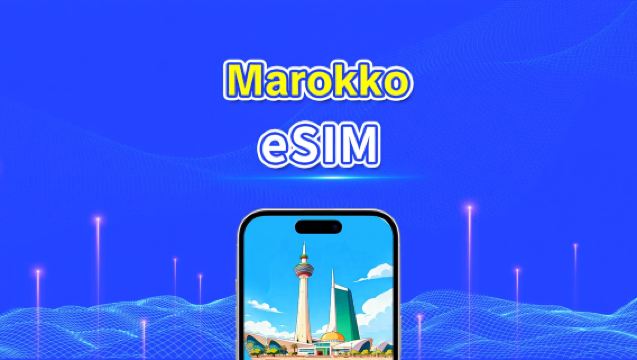 Marokko eSIM | 4G | Daglig pakke/data pakke | 1-30 dage | 24 timers fakturering | QR-kode