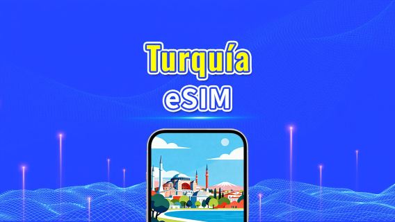 Turquía 5G eSIM  | 3 redes incluidas | Compatible con IA y TikTok | Paquete de datos diario/total | 1–30 días | Facturación por 24 horas | Código QR