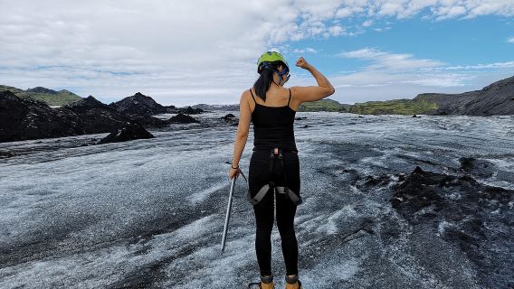 Half-Day Hike in Solheimajökull Glacier, Iceland|Professional glacier guide|Optional ice cave exploration or ice climbing