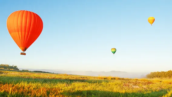 mongolfiera a Brisbane con colazione, foto digitali e certificato di volo
