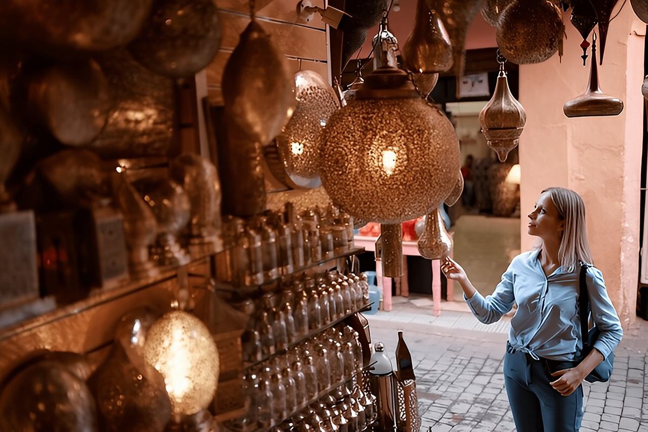 Esperienza di shopping nei souk di Marrakech