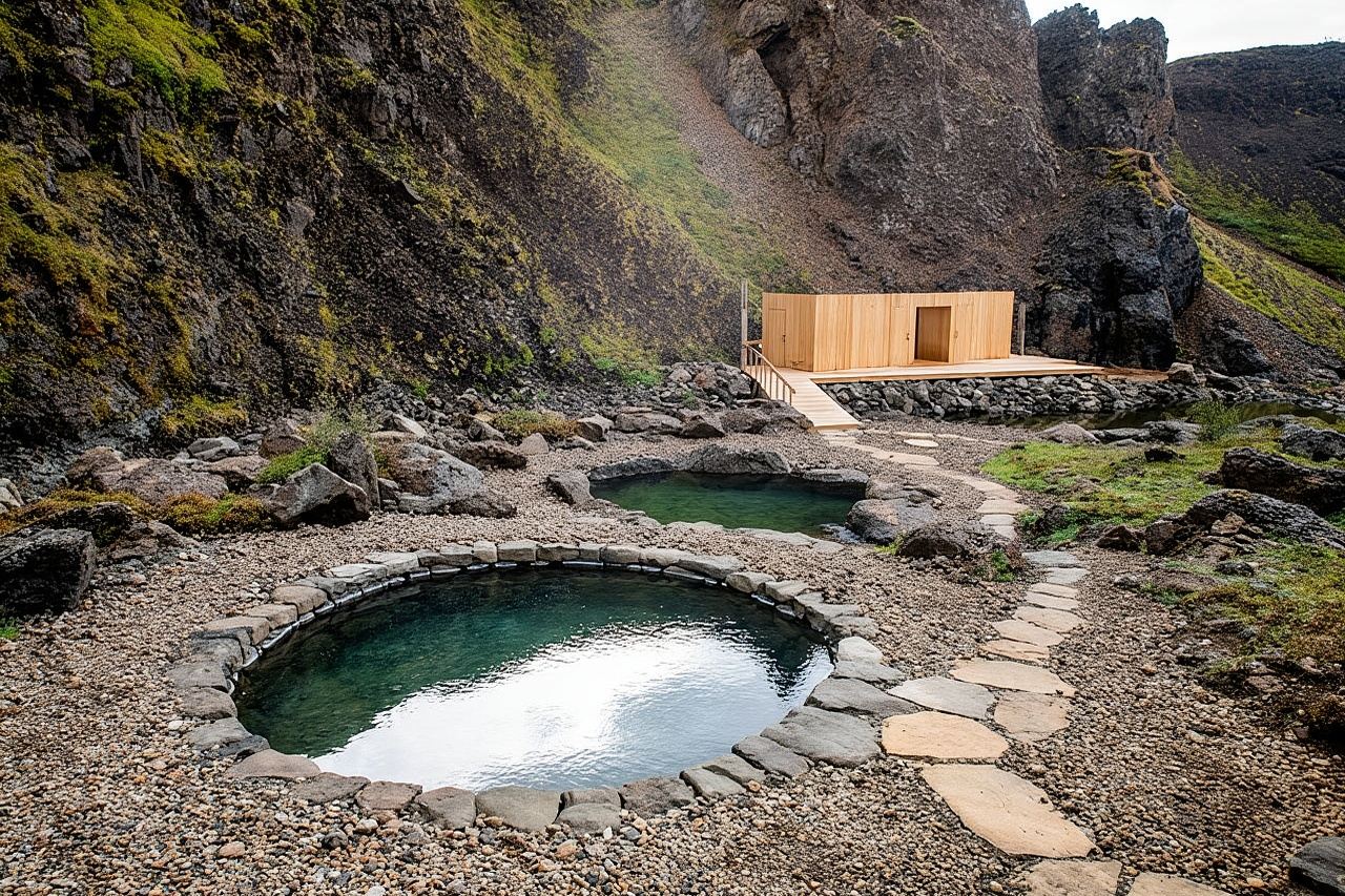 Lava Waterfalls, Sagas & Unique Canyon Baths - Small Group Tour